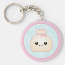Chaveiro da bolinha de massa de Kawaii