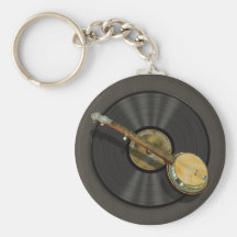 Chaveiro da música do banjo