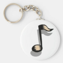 Chaveiro da nota da música
