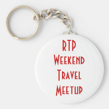 Chaveiro de Meetup do viagem do fim de semana do R