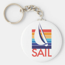 Chaveiro de Square_Sail da cor do barco