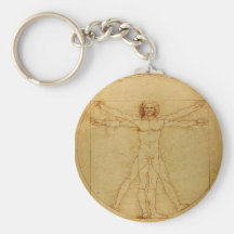Chaveiro do homem de Vitruvian
