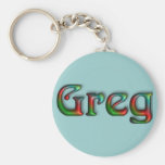 Chaveiro do nome do sulco do Hippie do KRW - Greg