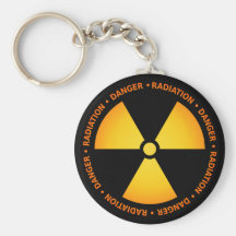 Chaveiro do símbolo da radiação