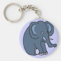 Chaveiro dos desenhos animados do elefante AW