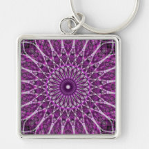 chaveiro groovy do teste padrão roxo por SWOLFY!