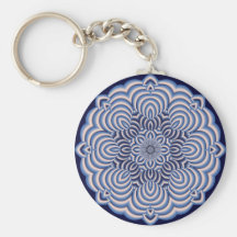 chaveiro legal do abstrato do azul