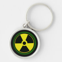 Chaveiro nuclear do perigo