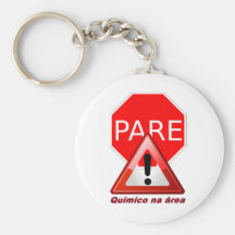 Chaveiro Pare Químico na área