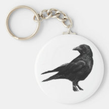Chaveiro preto do corvo