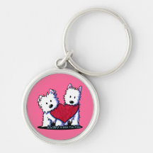 Chaveiro sentido de Westies