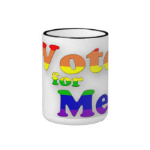 Chávena: voto for mim canecas