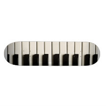 Chaves do piano skate
