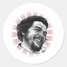 Che Guevara Adesivo Em Formato Redondo