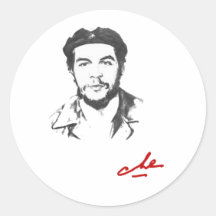 Che Guevara Adesivos Redondos