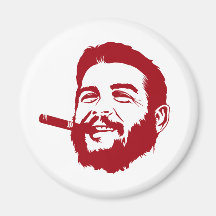 Che Guevara com o ímã do retrato do charuto Imã De Refrigerador
