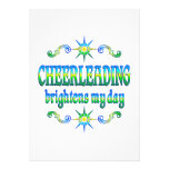 Cheerleading ilumina convite personalizado