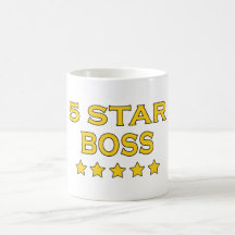Chefes legal engraçados: Chefe de cinco estrelas Caneca