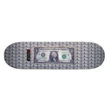 'Cheio do conselho dos dólares Skate Personalizado