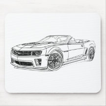 Chevy Camaro ZL1 Conv 2013 Mousepad
