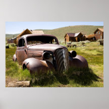 Chevy velho abandonado poster