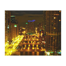 Chicago, 2010 impressão de canvas envolvidas