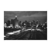 Chicago perto: Steve Augle, Impressão Em Canvas