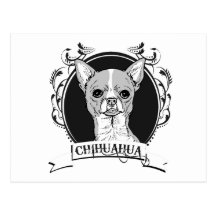 CHIHUAHUA (2) CARTOES POSTAIS