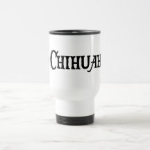 Chihuahua (estilo do pirata com pawprint) canecas