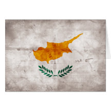 Chipre; Bandeira cipriota Cartoes