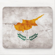 Chipre; Bandeira cipriota Mouse Pads