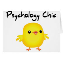 Chique da psicologia cartao