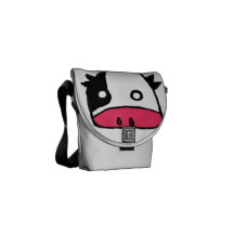 Choque da vaca bolsas mensageiro