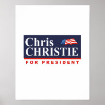 CHRISTIE PARA O PRESIDENTE (PROIBIÇÃO POSTERES