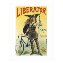Ciclos & motocicletas do libertador cartão postal