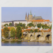 Cidade de Praga Modelo De Panfletos
