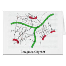 Cidade imaginada #10 cartao
