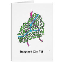 Cidade imaginada #11 cartão