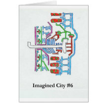 Cidade imaginada #6 cartão