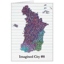 Cidade imaginada #8 cartoes