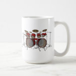 Cilindros: Jogo do cilindro vermelho: modelo 3D: Caneca