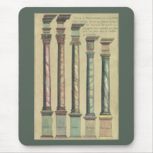 Cinco ordens arquitectónicas por Vignola, 1562 Mouse Pads