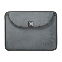 CINZAS CINZENTAS FUNDO TEXTURED AFLIGIDO VI FLORAL BOLSA PARA MacBook