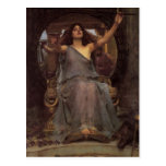 Circe que oferece o copo a Odysseus Cartao Postal