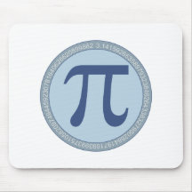 Circular número de círculo pi constant mousepad