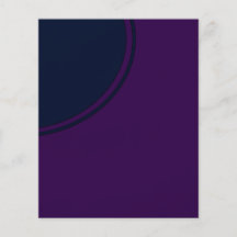 Círculo roxo escuro da modificação do azul modelo de panfletos