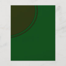 Círculo verde escuro da modificação panfleto coloridos