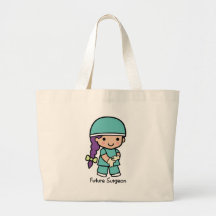 Cirurgião futuro - menina bolsas para compras