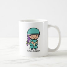 Cirurgião futuro - menina canecas