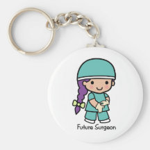 Cirurgião futuro - menina chaveiro